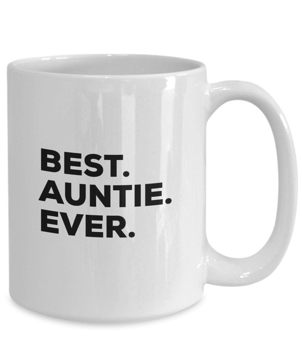 Best Auntie Ever Mug Coffee Cup - 1 You're Going To Be An Auntie - Funny Gag Gift - For A Novelty Present Idea - Add To Gift Bag Basket Box Set - Bir