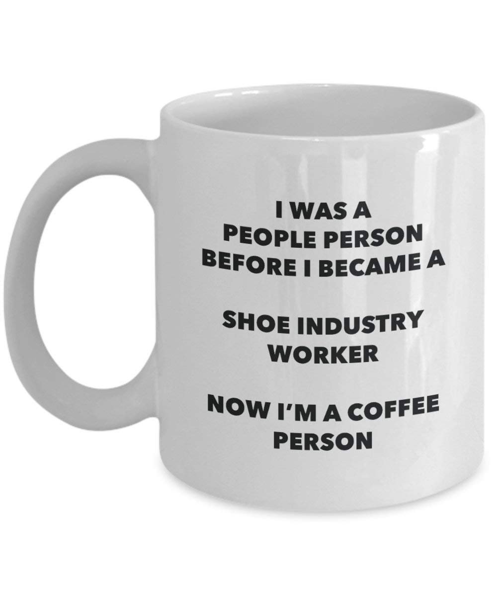 Schuh Industrie Worker Kaffee Person Tasse – Funny Tee Kakao-Tasse – Geburtstag Weihnachten Kaffee Lover Cute Gag Geschenke Idee