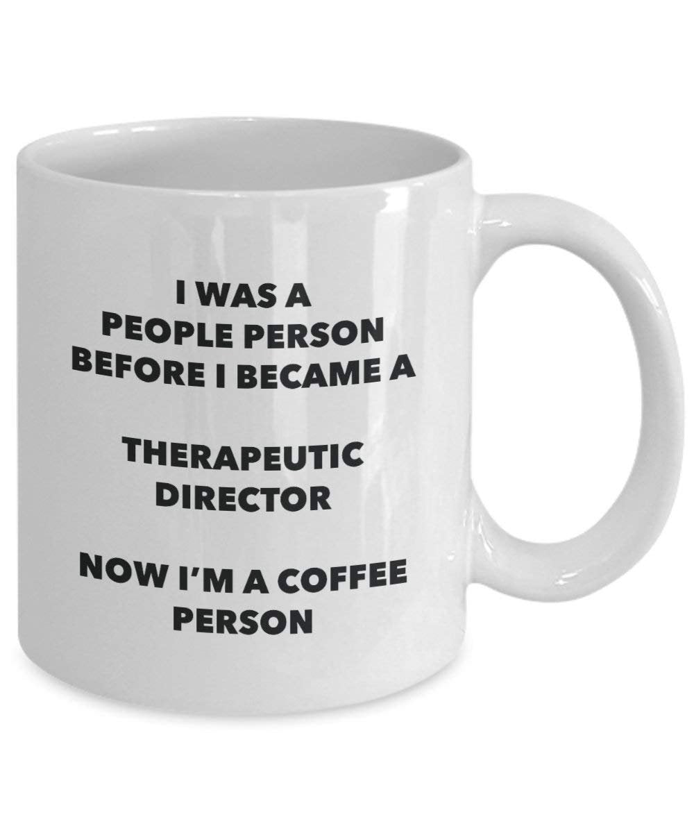 terapeutico direttore cacao persona – Tazza da tè caffè tazza – Birthday Christmas Coffee Lover cute GAG regalo idea 11oz Infradito colorati estivi, con finte perline