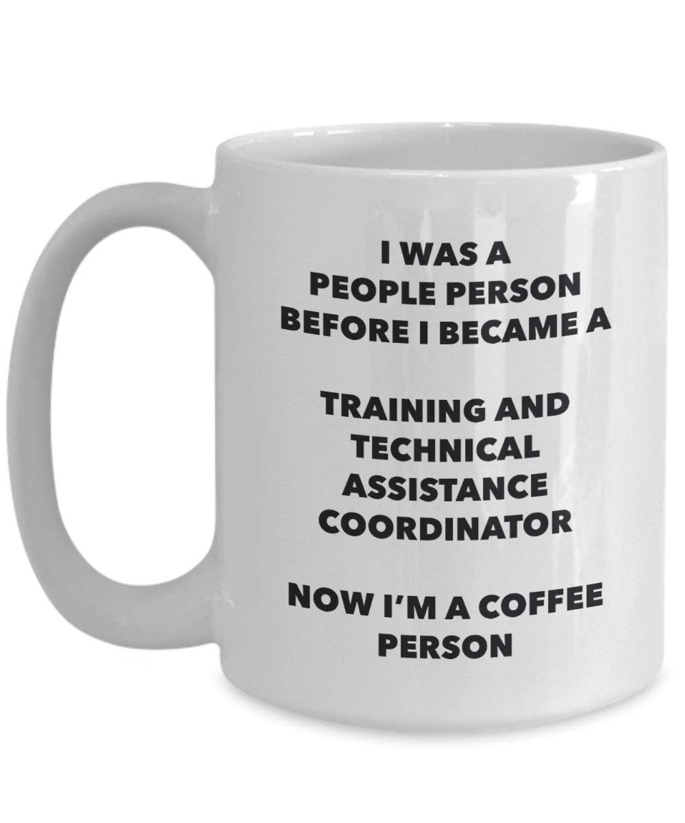 formation et assistance technique Coordinator personne à café Mug Tasse à thé de cacao – rigolo – Anniversaire de Noël amateur de café mignon Gag Gifts Idée 11oz blanc