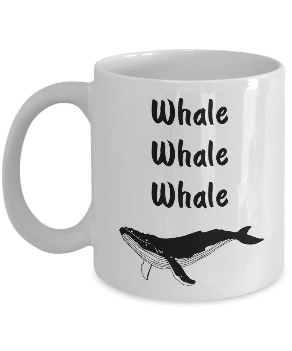 Whale Mug - Funny Tea Hot Cocoa Coffee Cup - Novelty Birthday Gift Idea