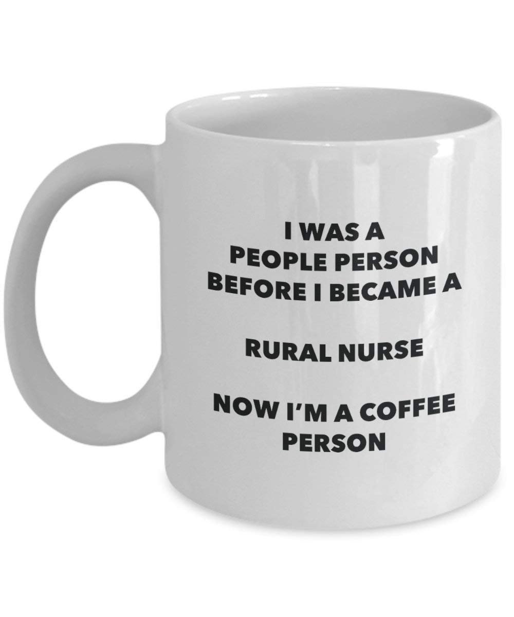 Rural NurseCoffee Person Mug - Funny Tea Cocoa Cup - Birthday Christmas Coffee Lover Cute Gag Gifts Idea