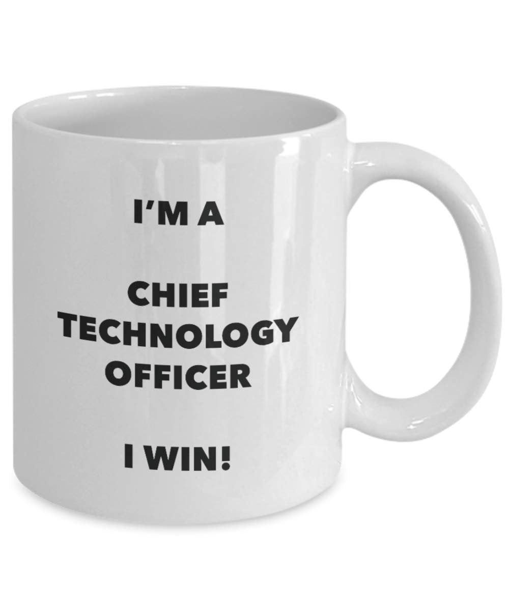 Chief Technology Officer Mug - I'm a Chief Technology Officer I win! - Funny Coffee Cup - Novelty Birthday Christmas Gag Gifts Idea