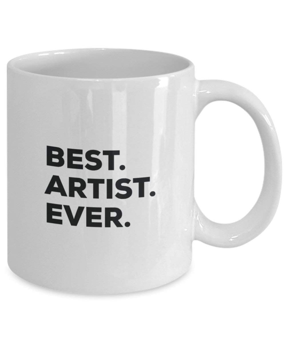 Meilleur Artiste jamais Mug rigolo – Tasse à café – Thank You Appréciation pour Noël Anniversaire Vacances Cadeau unique idées 15oz blanc