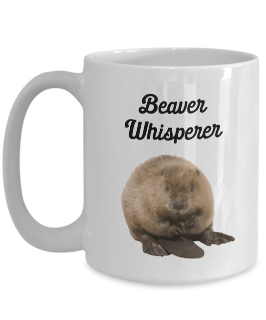 Beaver 201811p Tasse – Funny Tee Hot Cocoa Kaffeetasse – Neuheit Geburtstag Weihnachten Gag Geschenke Idee 15oz weiß