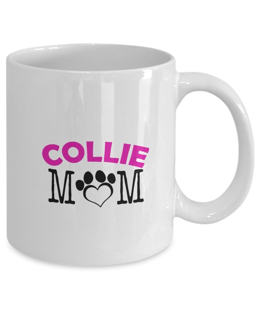 Funny Collie Couple Mug – Collie Dad – Collie Mom – Collie Lover Gifts - Unique Ceramic Gifts Idea (Dad)
