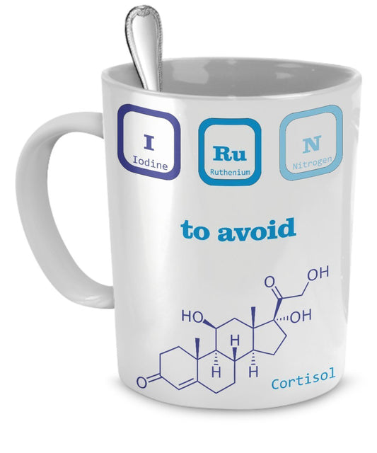 Funny Chemiker Witze – Ich (Jod) Run (Ruthenium Stickstoff) zu vermeiden Stress – Chemiker Geschenke