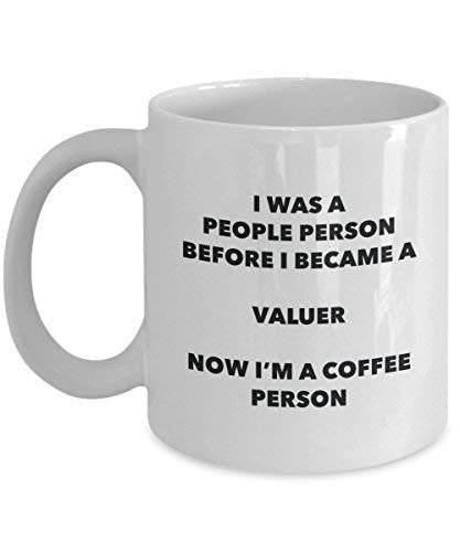 Valuer Coffee Person Mug - Funny Tea Cocoa Cup - Birthday Christmas Coffee Lover Cute Gag Gifts Idea