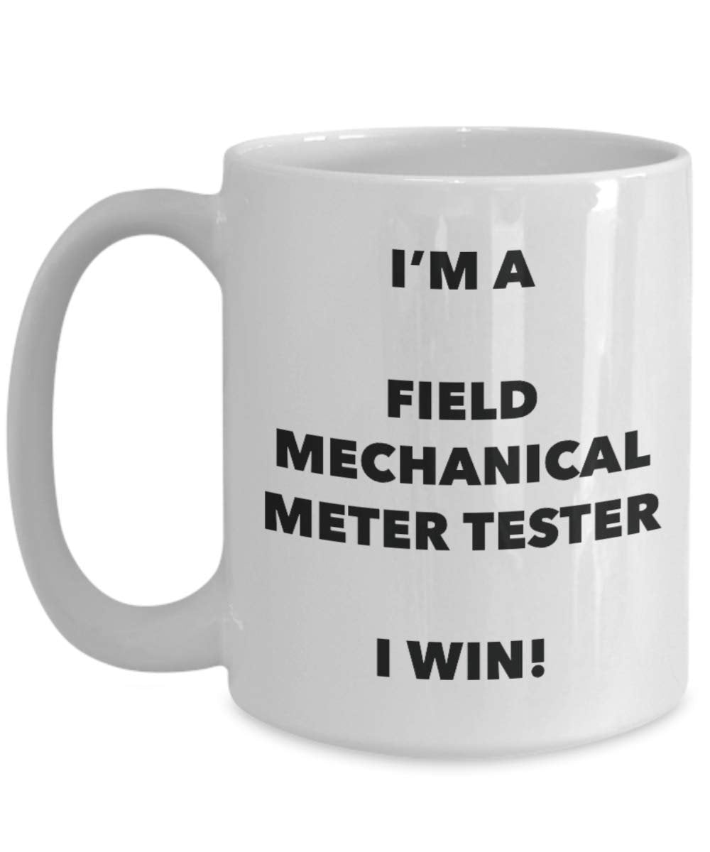 Sono un campo meccanico tester tazza i Win – Funny Coffee Cup – novelty Birthday Christmas GAG regalo idea 15oz Infradito colorati estivi, con finte perline