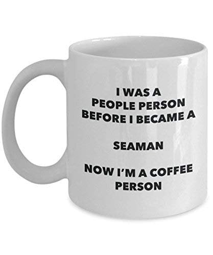 Seaman Coffee Person Mug - Funny Tea Cocoa Cup - Birthday Christmas Coffee Lover Cute Gag Gifts Idea