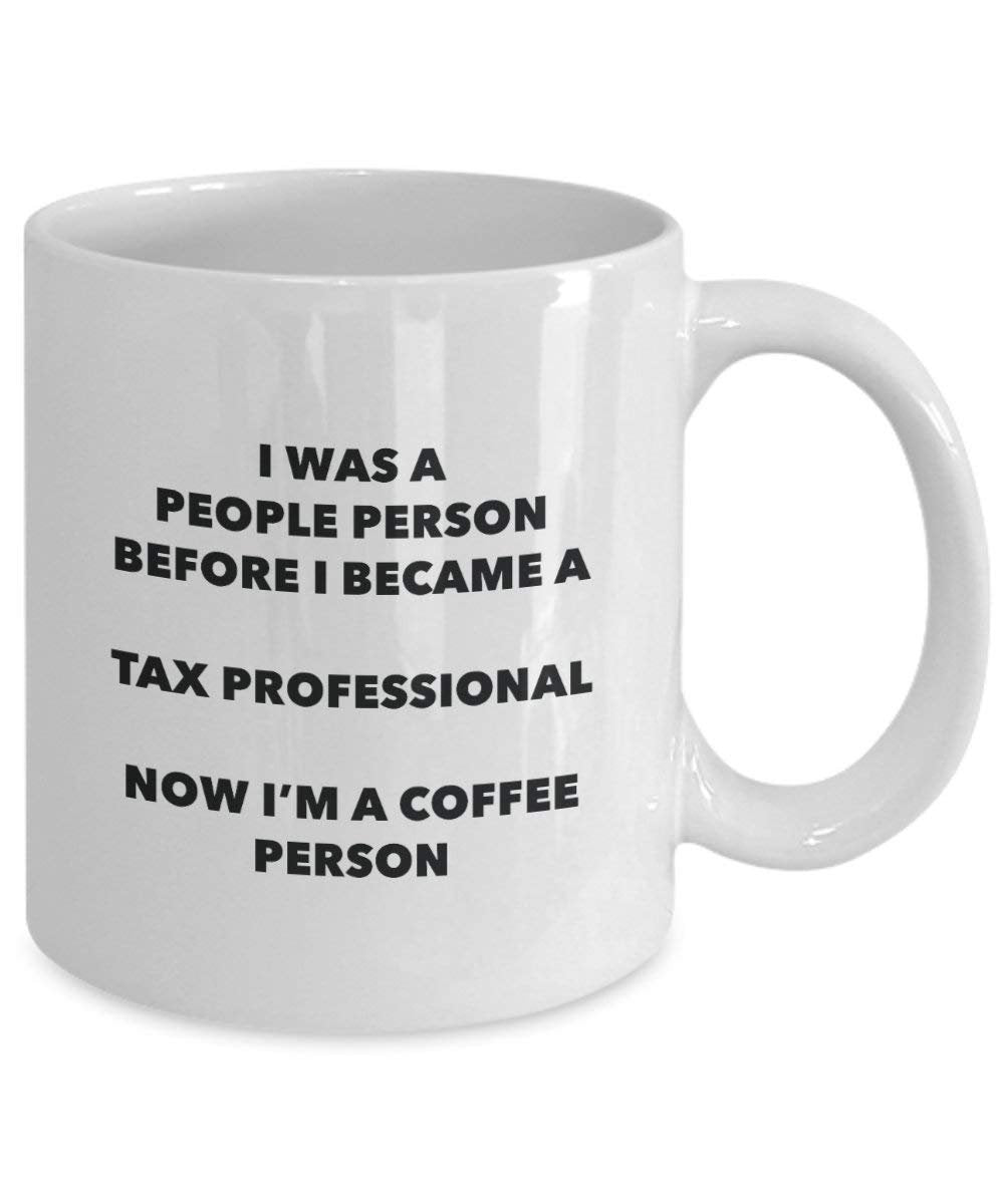 Taxe professionnelle personne à café Mug Tasse à thé de cacao – rigolo – Anniversaire de Noël amateur de café mignon Gag Gifts Idée 15oz blanc