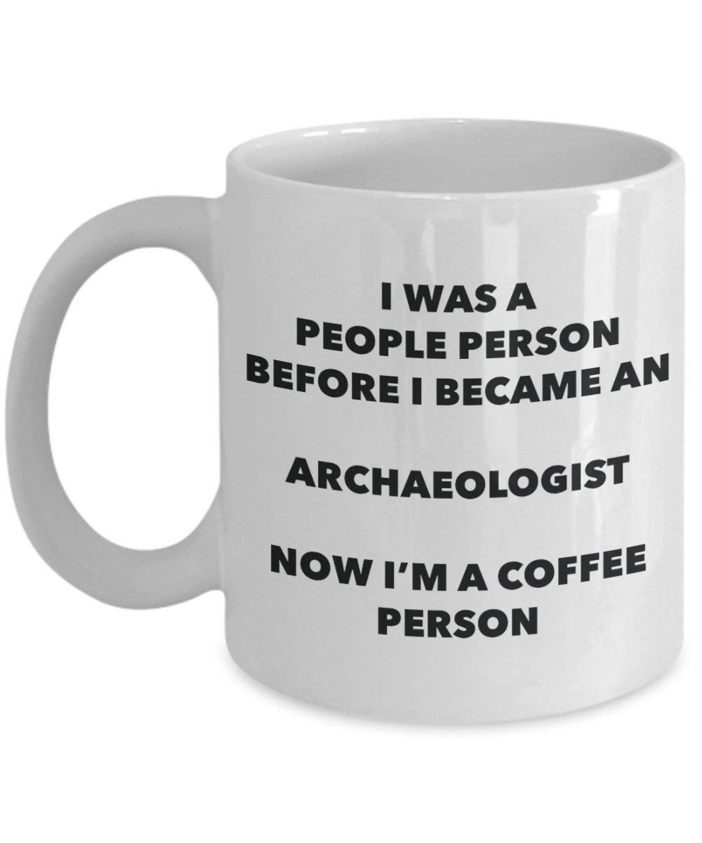 Archäologe Kaffee Person Tasse – Funny Tee Kakao-Tasse – Geburtstag Weihnachten Kaffee Lover Cute Gag Geschenke Idee