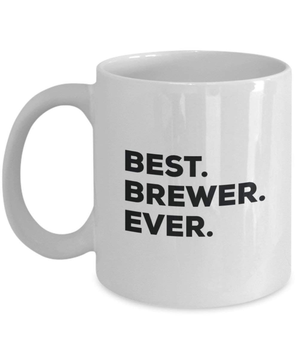 Best Brewer Ever Tasse – Funny Coffee Cup – Thank You Anerkennung für Weihnachten Geburtstag Urlaub Einzigartiges Geschenk Ideen