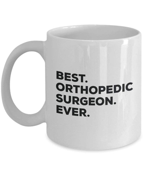 Meilleur chirurgien orthopédique jamais Mug rigolo – Tasse à café – Thank You Appréciation pour Noël Anniversaire Vacances Cadeau unique idées 11oz blanc