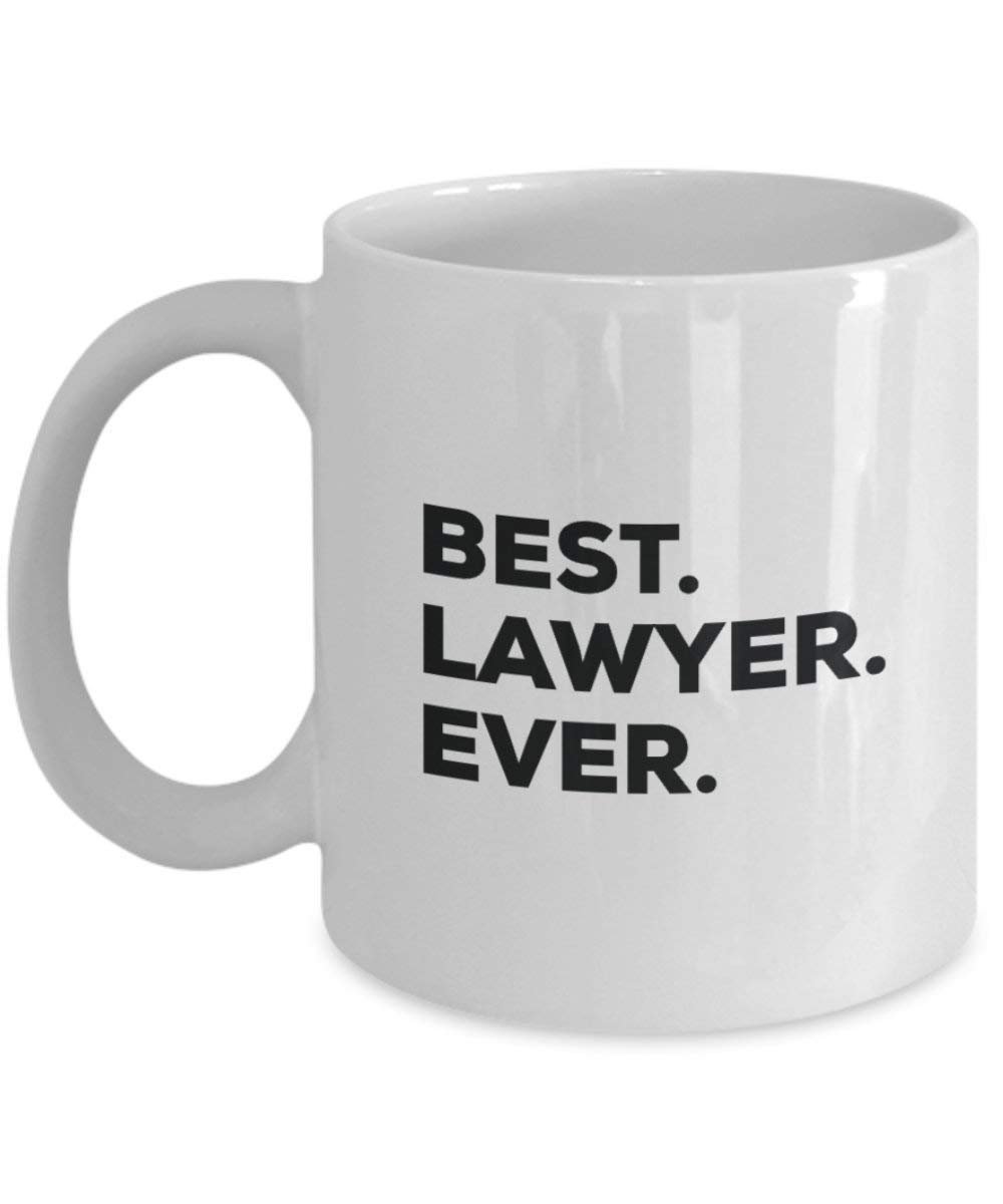 Best Lawyer Ever mug – Funny Coffee Cup – Thank You Appreciation idee regalo per Natale festa di compleanno unico 11oz Infradito colorati estivi, con finte perline