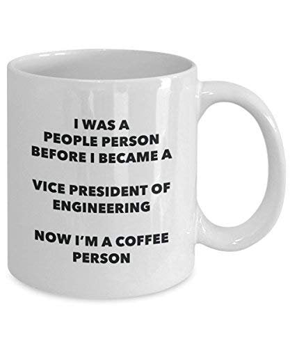Vice President Engineering Kaffee Person Tasse – Funny Tee Kakao-Tasse – Geburtstag Weihnachten Kaffee Lover Cute Gag Geschenke Idee
