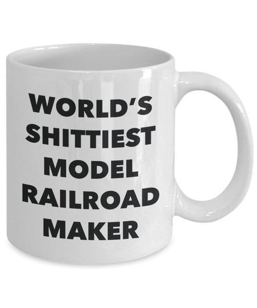 Model Railroad Maker Coffee Mug - World's Shittiest Model Railroad Maker - Model Railroad Maker Gifts - Funny Novelty Birthday Present Idea