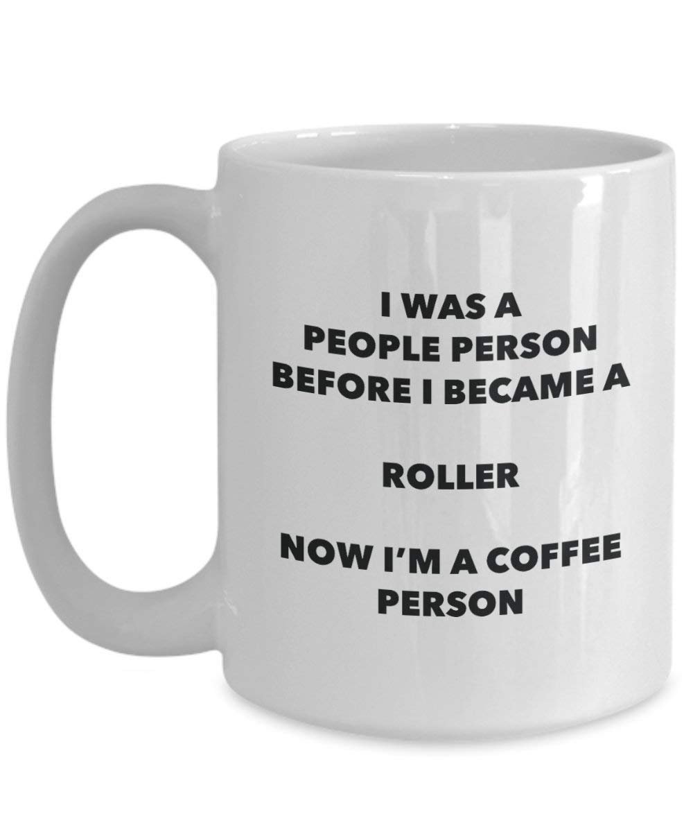 Roller Kaffee Person Tasse – Funny Tee Kakao-Tasse – Geburtstag Weihnachten Kaffee Lover Cute Gag Geschenke Idee