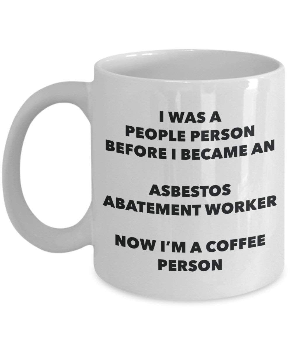 Asbest Rabatt Worker Kaffee Person Tasse – Funny Tee Kakao-Tasse – Geburtstag Weihnachten Kaffee Lover Cute Gag Geschenke Idee