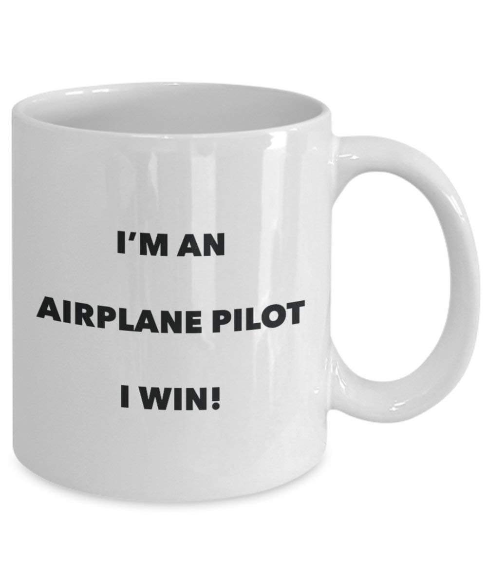 Flugzeug Pilot Tasse – Ich bin ein Flugzeug Pilot I Win. – Funny Kaffeetasse – Neuheit Geburtstag Weihnachten Gag Geschenke Idee
