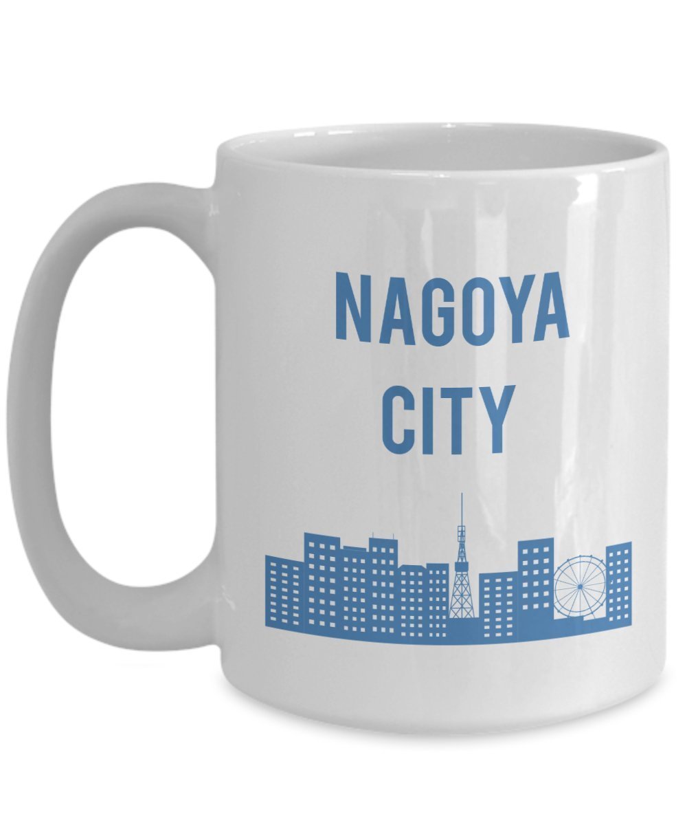 I Love Nagoya City Mug - Funny Tea Hot Cocoa Coffee Cup - Novelty Birthday Gift Idea