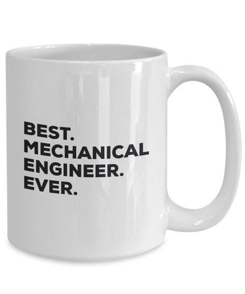 Meilleur ingénieur mécanique jamais Mug rigolo – Tasse à café – Thank You Appréciation pour Noël Anniversaire Vacances Cadeau unique idées 15oz blanc