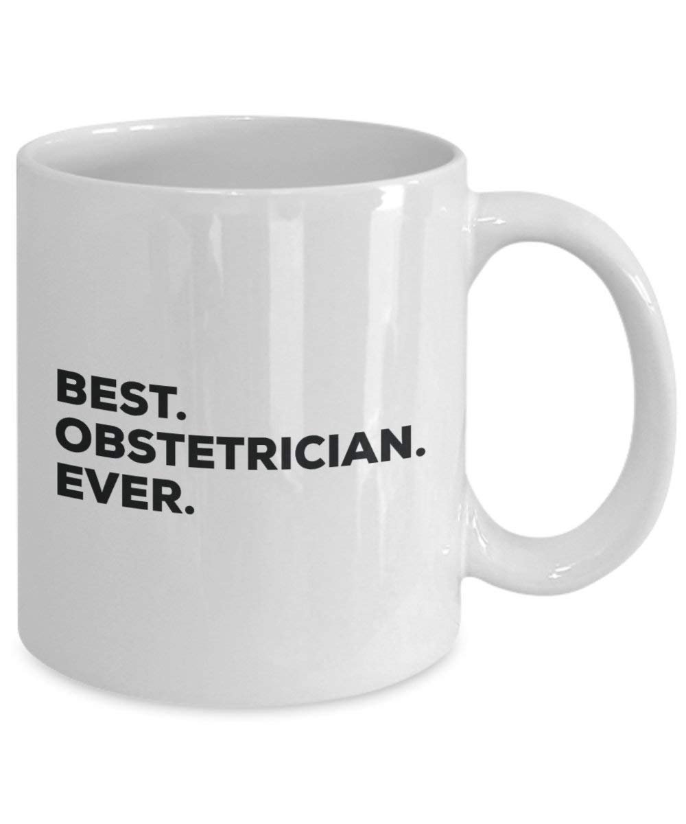 Best Obstetrician Ever mug – Funny Coffee Cup – Thank You Appreciation idee regalo per Natale festa di compleanno unico 15oz Infradito colorati estivi, con finte perline