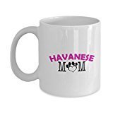 Funny Havanese Couple Mug – Havanese Dad – Havanese Mom – Havanese Lover Gifts - Unique Ceramic Gifts Idea (Mom)