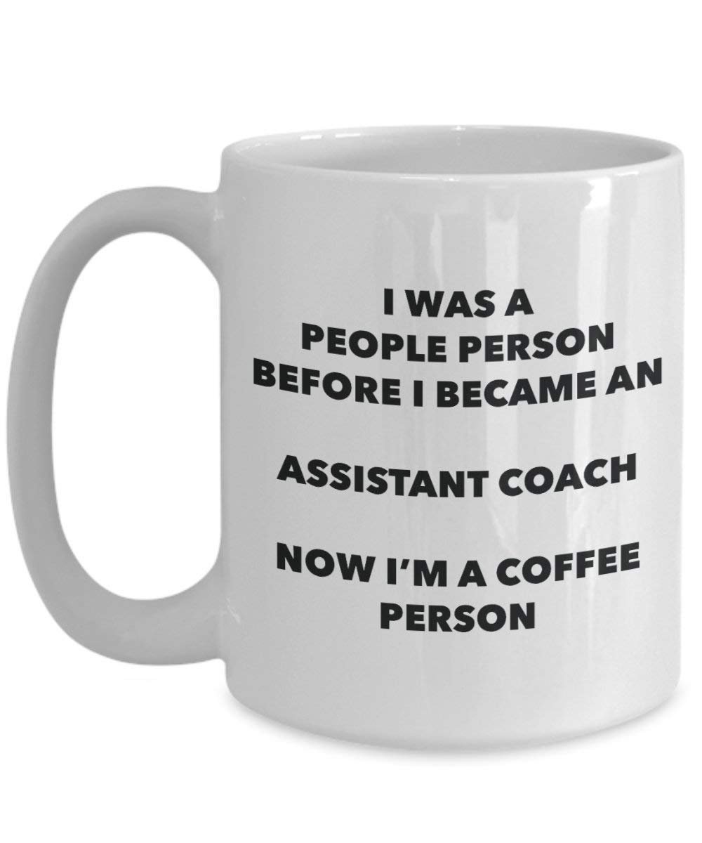 Assistant Coach Coffee Person Mug - Funny Tea Cocoa Cup - Birthday Christmas Coffee Lover Cute Gag Gifts Idea