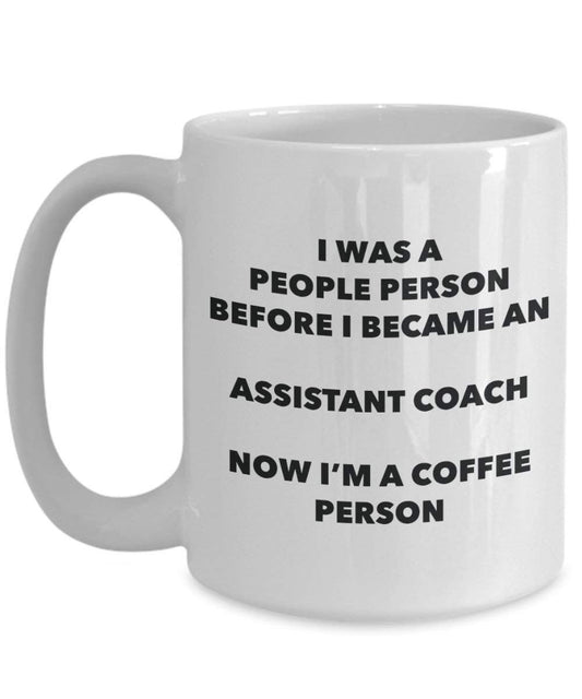 Assistant Coach Coffee Person Mug - Funny Tea Cocoa Cup - Birthday Christmas Coffee Lover Cute Gag Gifts Idea