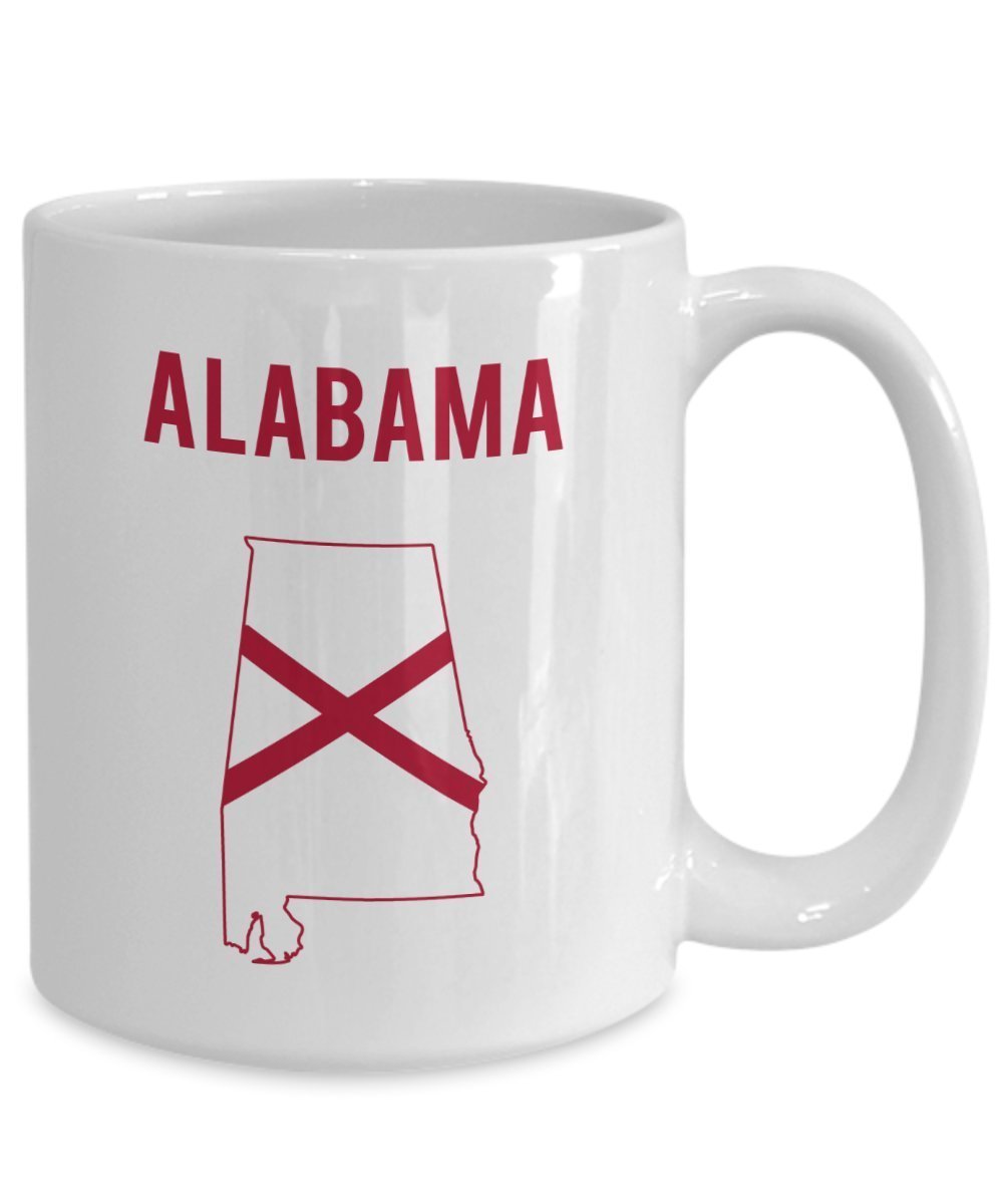 Alabama Mug - Funny Tea Hot Cocoa Coffee Cup - Novelty Birthday Christmas Anniversary Gag Gifts Idea