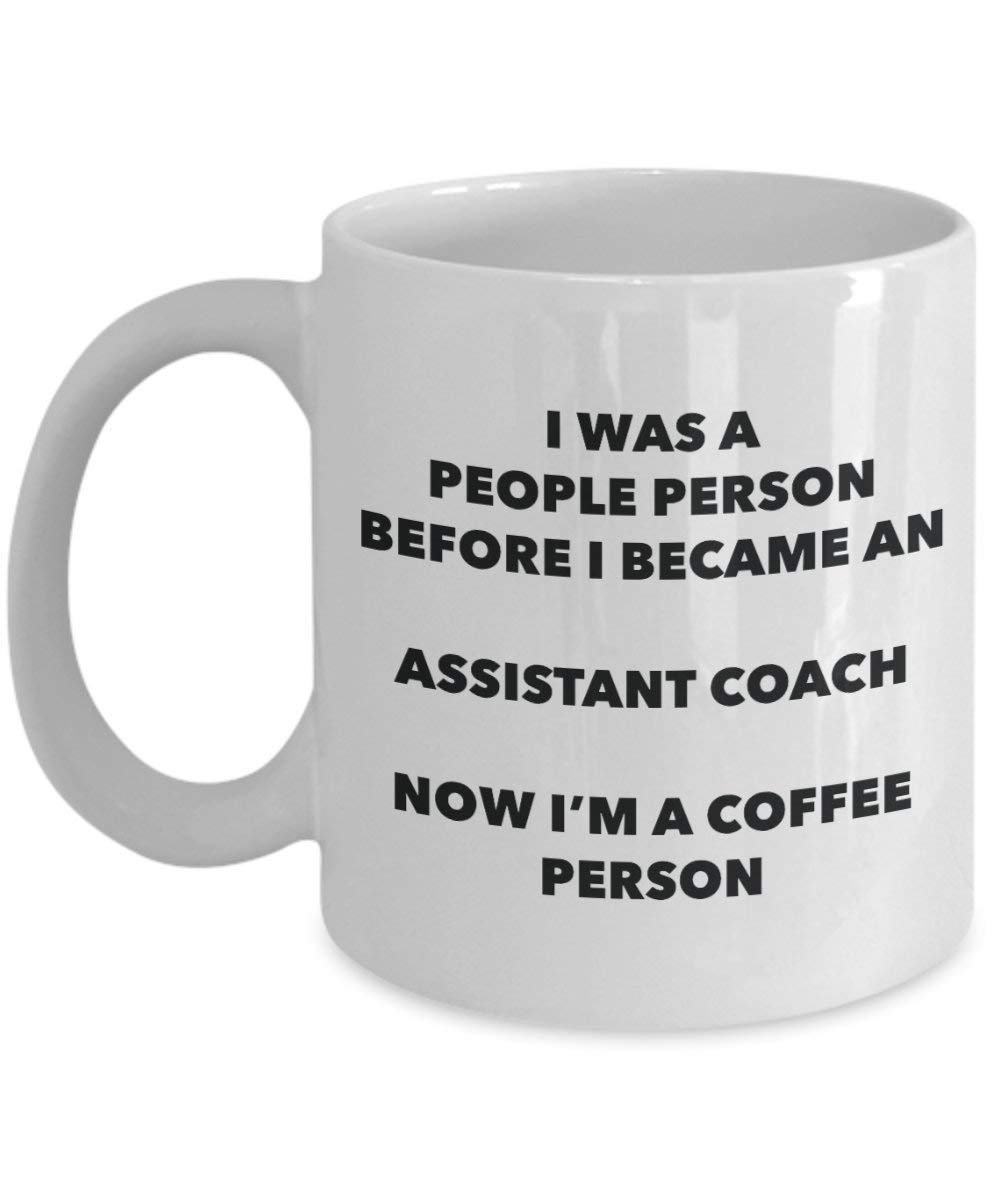 Assistant Coach Coffee Person Mug - Funny Tea Cocoa Cup - Birthday Christmas Coffee Lover Cute Gag Gifts Idea