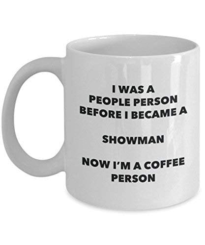 Showman Kaffee Person Tasse – Funny Tee Kakao-Tasse – Geburtstag Weihnachten Kaffee Lover Cute Gag Geschenke Idee