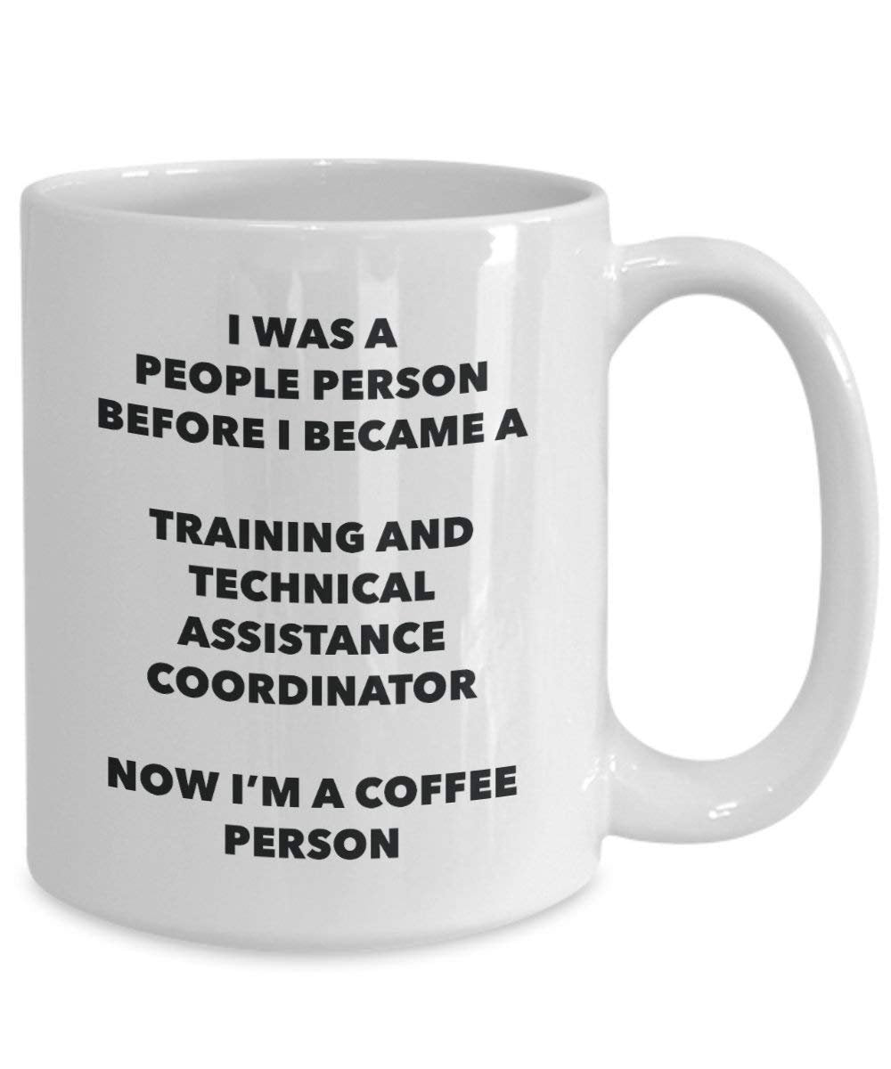 formation et assistance technique Coordinator personne à café Mug Tasse à thé de cacao – rigolo – Anniversaire de Noël amateur de café mignon Gag Gifts Idée 11oz blanc