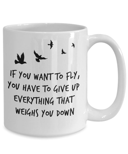 Inspiring Mug - Inspiring Quotes Mug - Daily Motivation Mug - Funny Tea Hot Cocoa Coffee Cup - Novelty Birthday Gift Idea