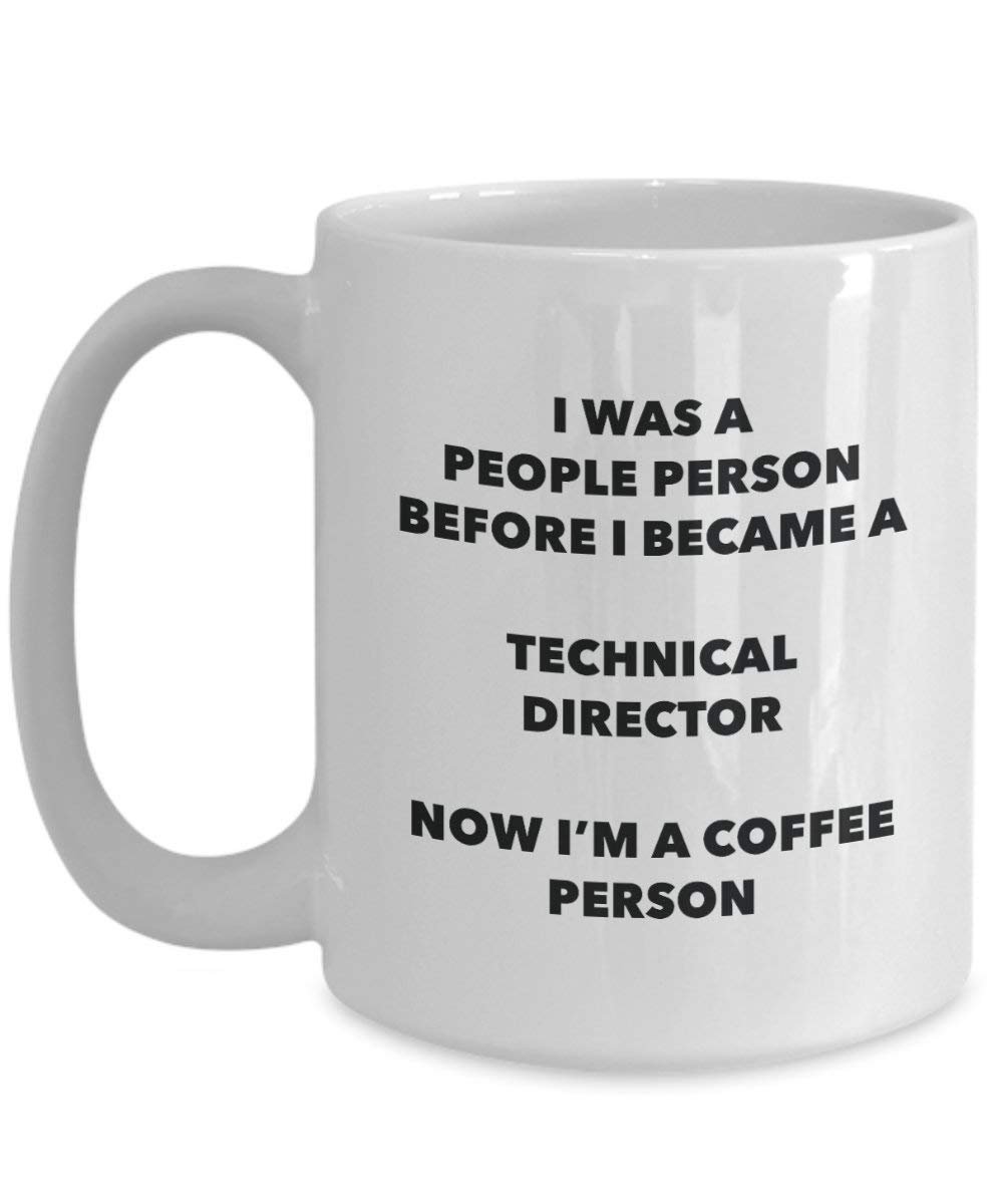 Technical Director personne à café Mug Tasse à thé de cacao – rigolo – Anniversaire de Noël amateur de café mignon Gag Gifts Idée 15oz blanc