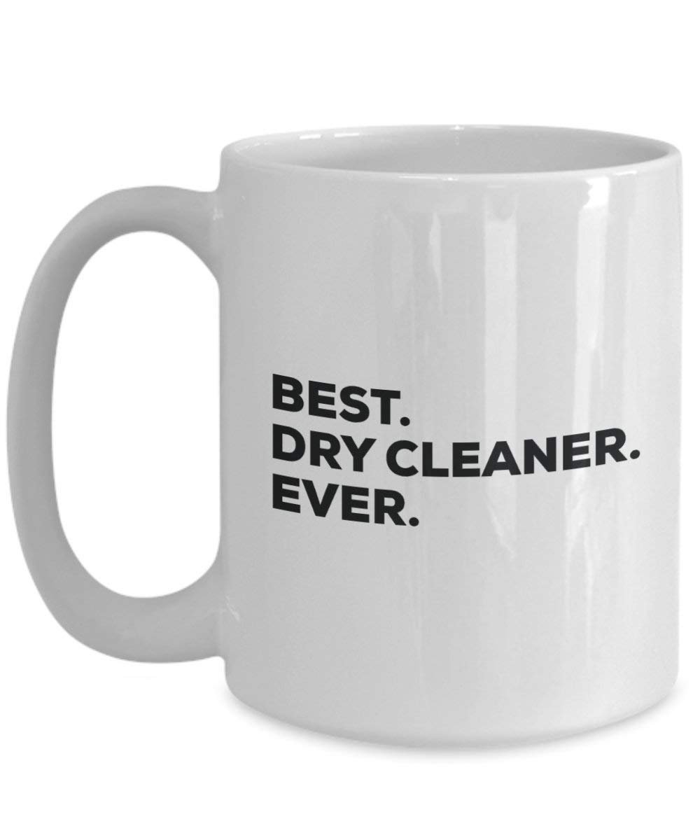 Meilleur Nettoyage à sec jamais Mug rigolo – Tasse à café – Thank You Appréciation pour Noël Anniversaire Vacances Cadeau unique idées 11oz blanc