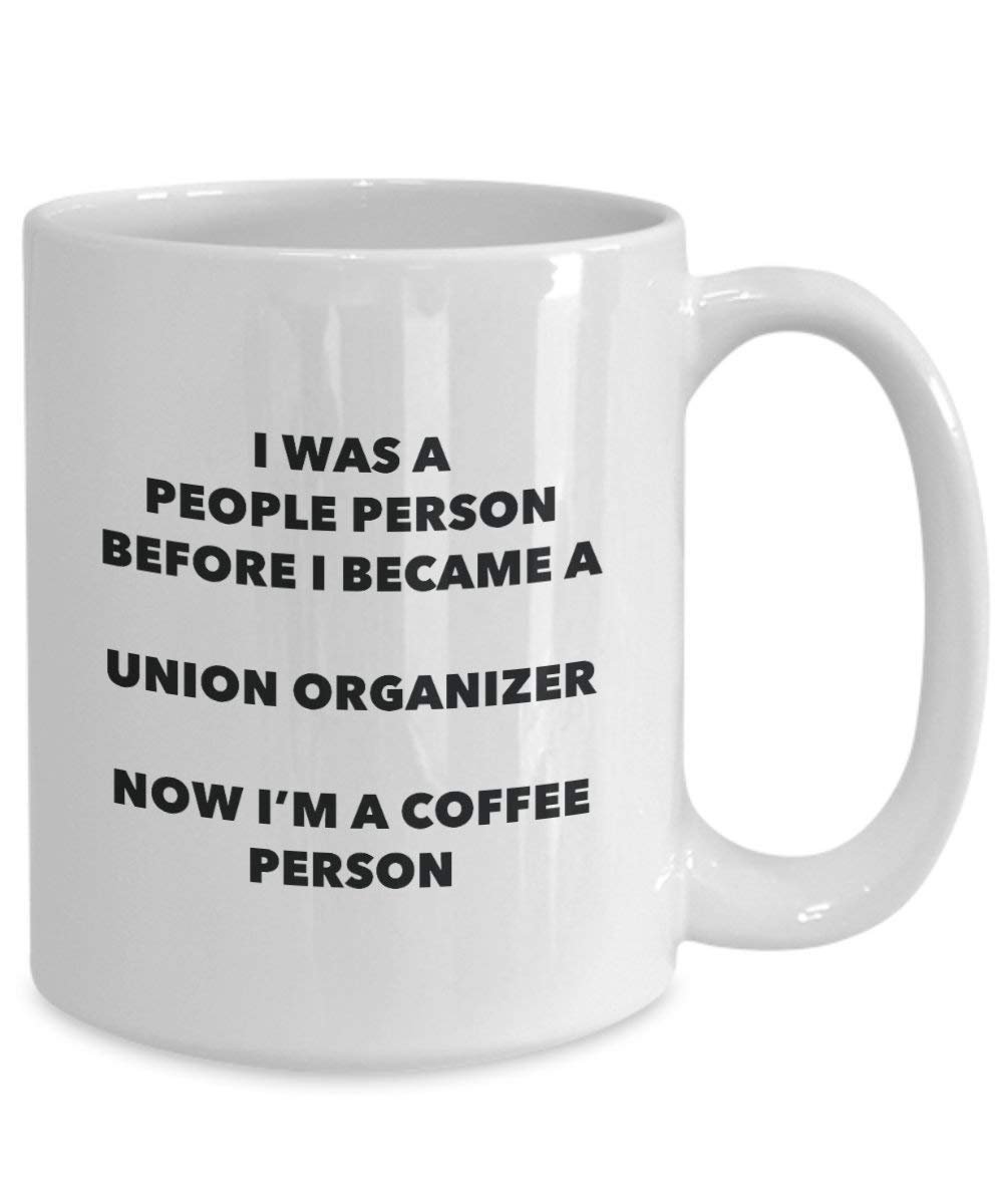 Union Organiseur Café personne Mug – Funny Tasse à thé de cacao – Anniversaire de Noël amateur de café mignon Gag Gifts Idée 15oz blanc