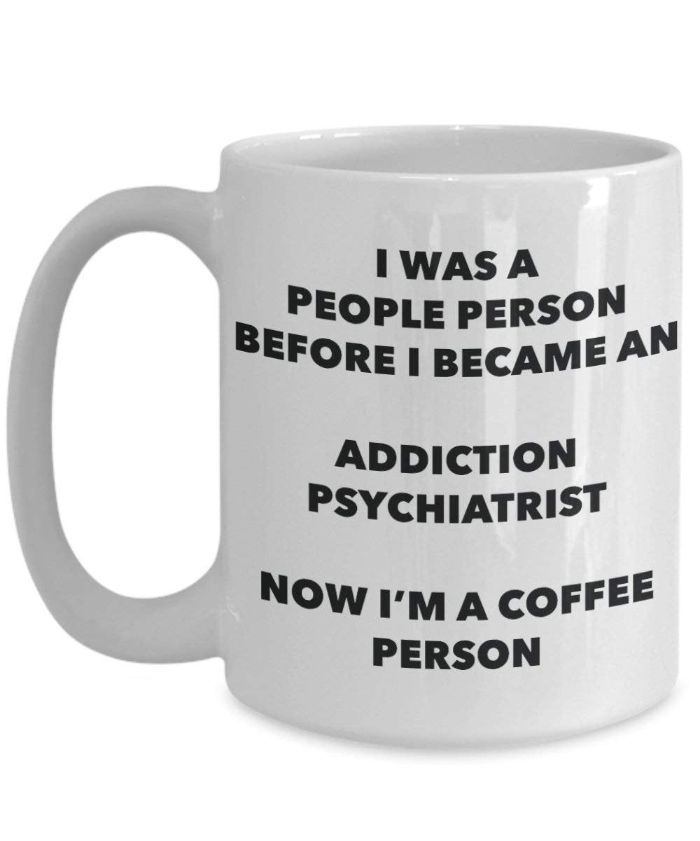 Addiction Psichiatra cacao persona – Tazza da tè caffè tazza – Birthday Christmas Coffee Lover cute GAG regalo idea 11oz Infradito colorati estivi, con finte perline