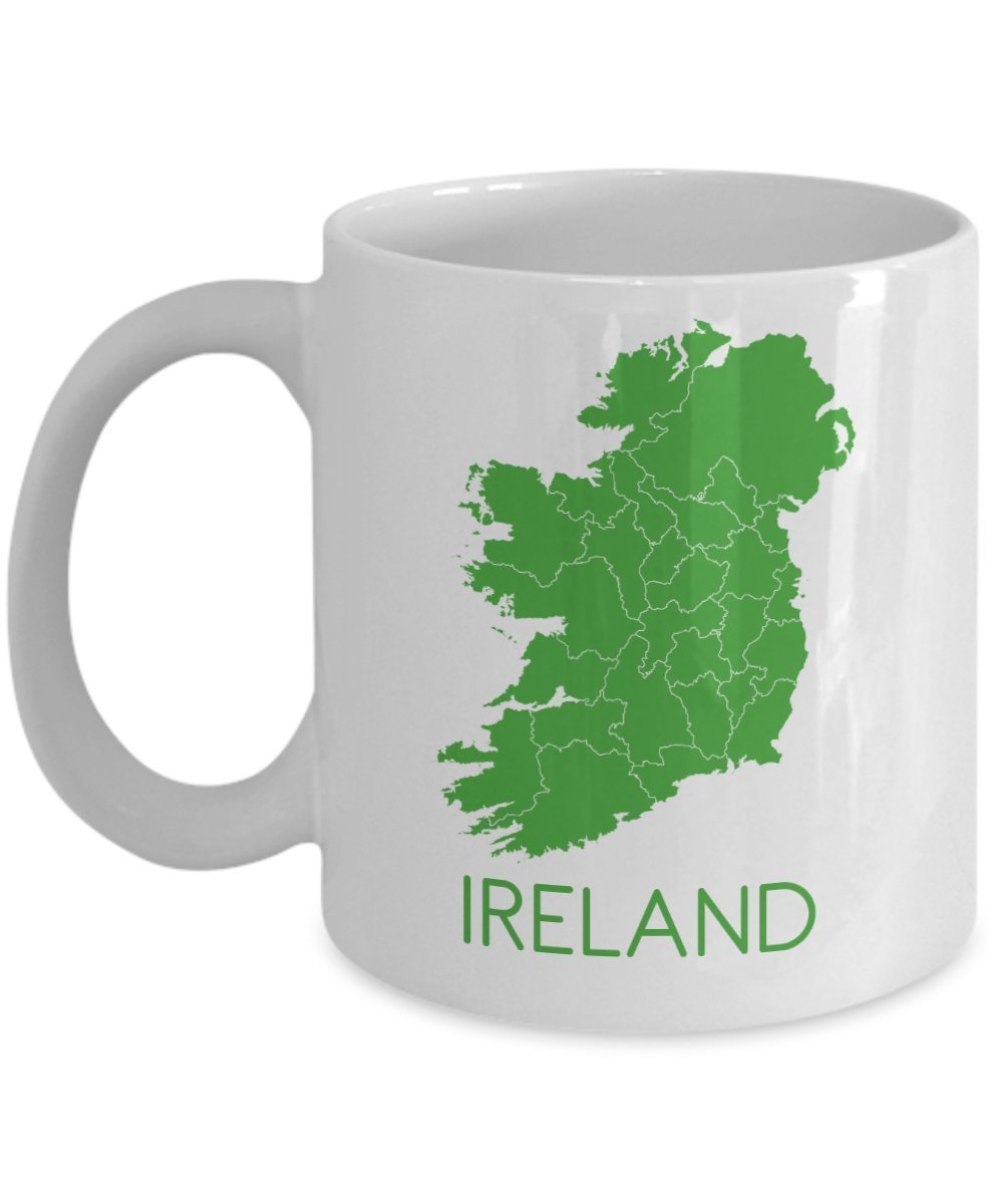 Ireland Mug - Funny Tea Hot Cocoa Coffee Cup - Novelty Birthday Christmas Anniversary Gag Gifts Idea
