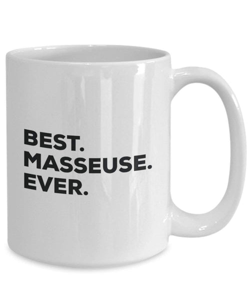 Best Masseuse Ever Mug - Funny Coffee Cup -Thank You Appreciation For Christmas Birthday Holiday Unique Gift Ideas