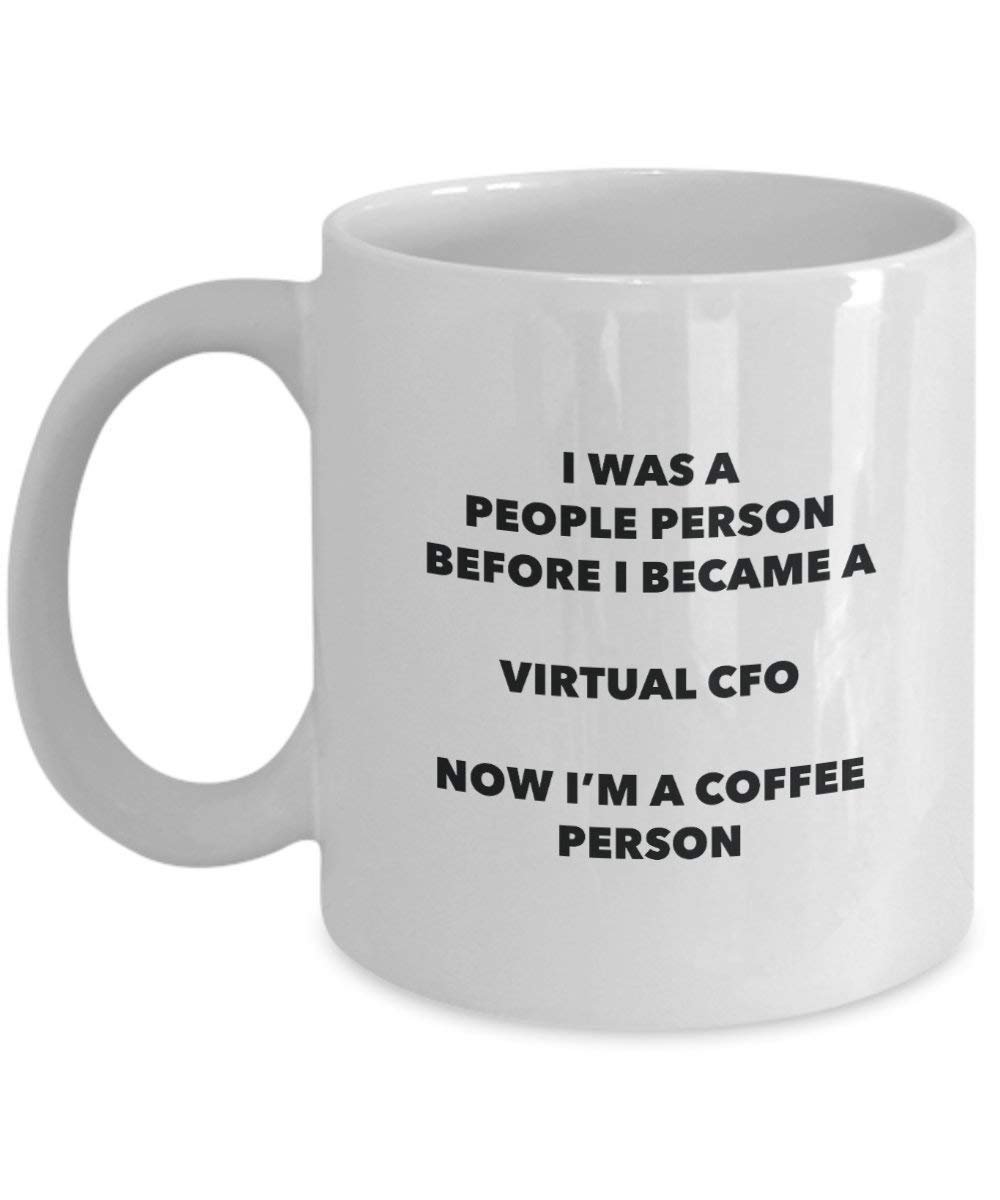 Virtual Cfo Coffee Person Mug - Funny Tea Cocoa Cup - Birthday Christmas Coffee Lover Cute Gag Gifts Idea