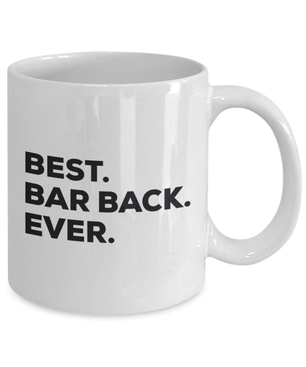 Best Bar Back Ever Mug - Funny Coffee Cup -Thank You Appreciation For Christmas Birthday Holiday Unique Gift Ideas