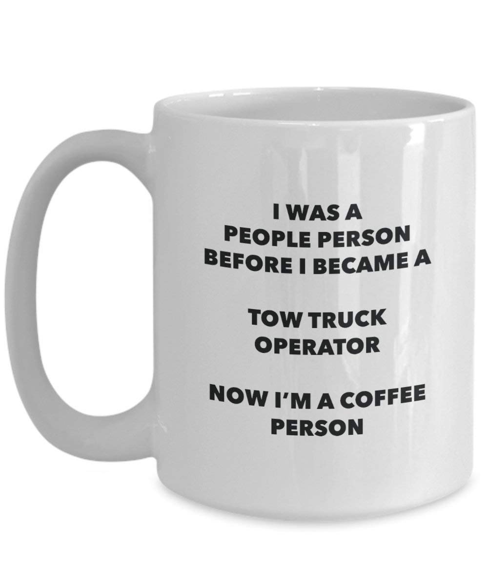 Tow Truck Operator Kaffee Person Tasse – Funny Tee Kakao-Tasse – Geburtstag Weihnachten Kaffee Lover Cute Gag Geschenke Idee