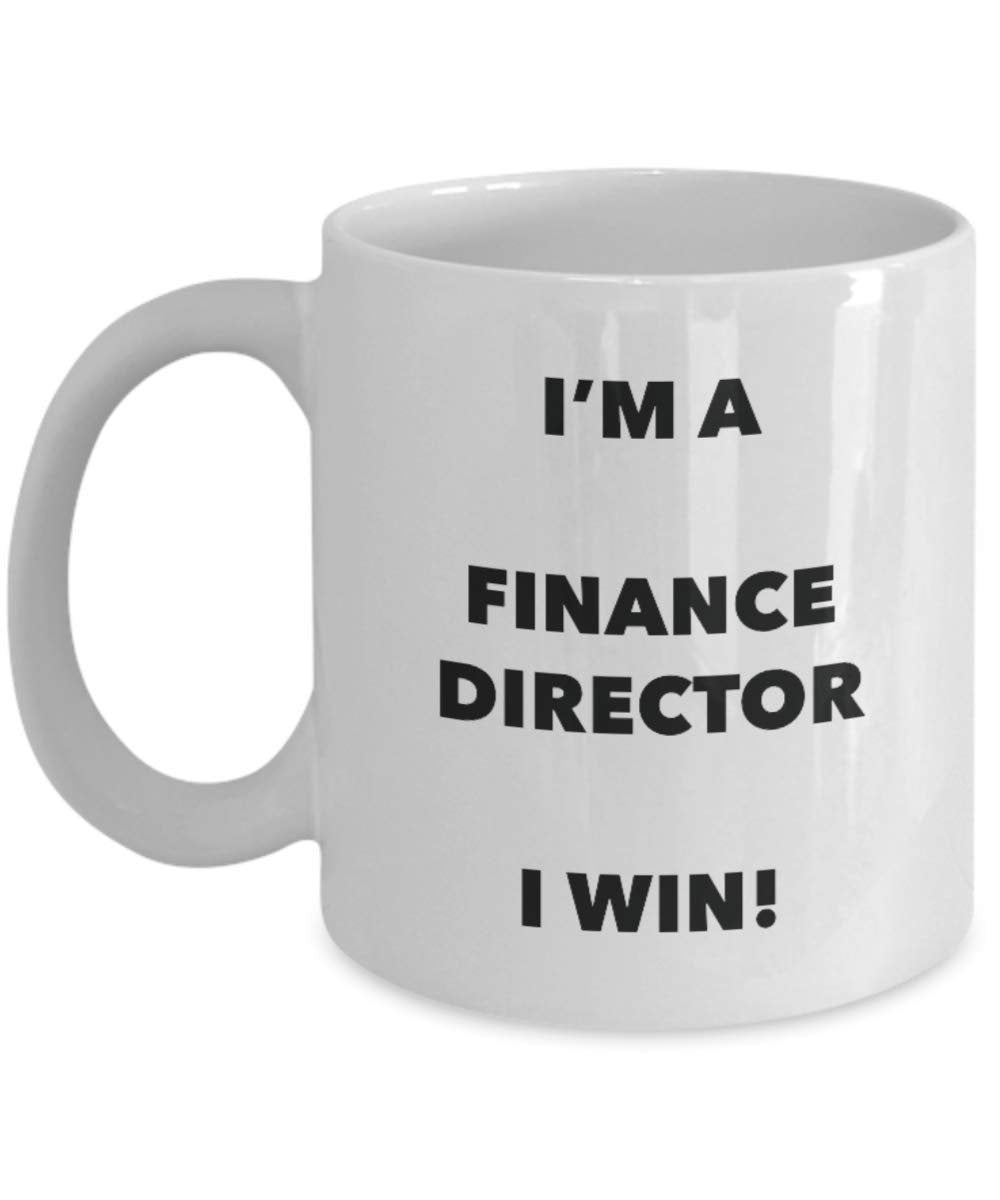 I' m A Finance direttore tazza i Win – Funny Coffee Cup – novelty Birthday Christmas GAG regalo idea 15oz Infradito colorati estivi, con finte perline