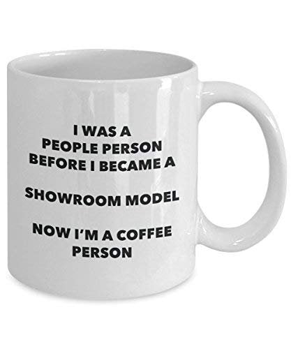 Showroom Model Coffee Person Mug - Funny Tea Cocoa Cup - Birthday Christmas Coffee Lover Cute Gag Gifts Idea