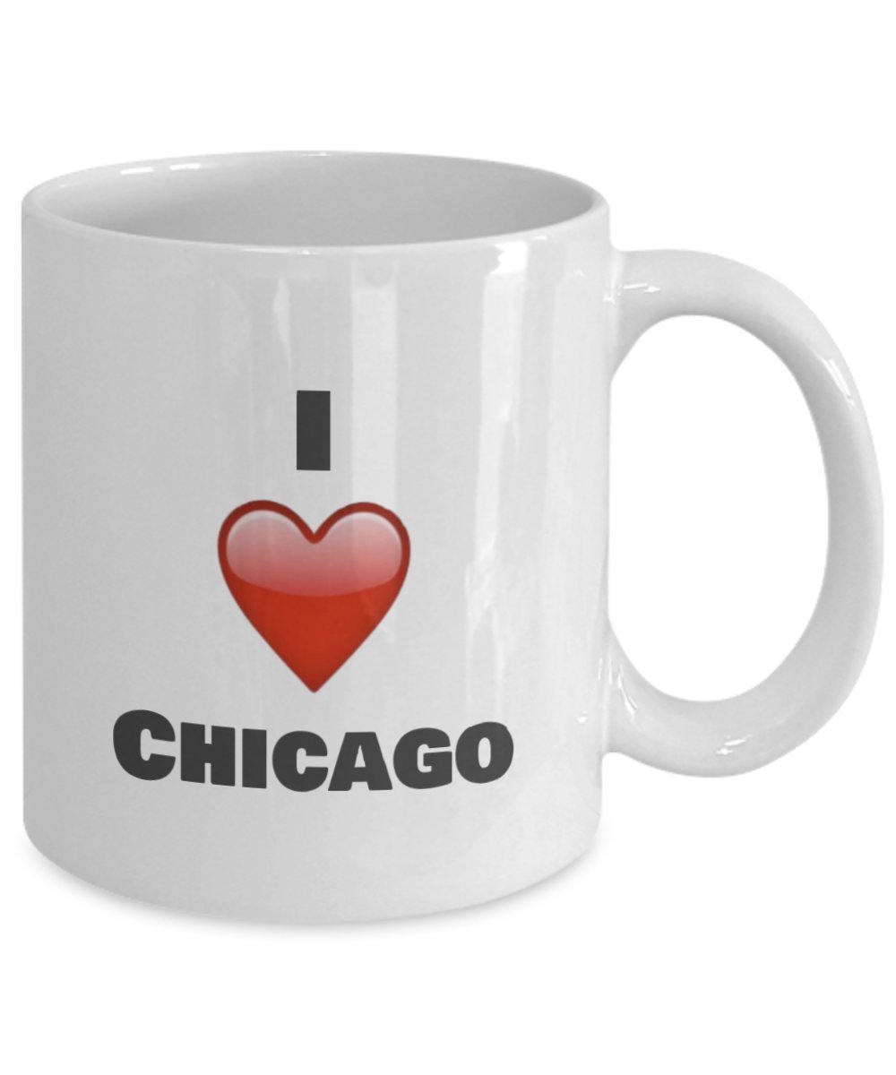 I Love Chicago Coffee Mug - Chicago lover gifts