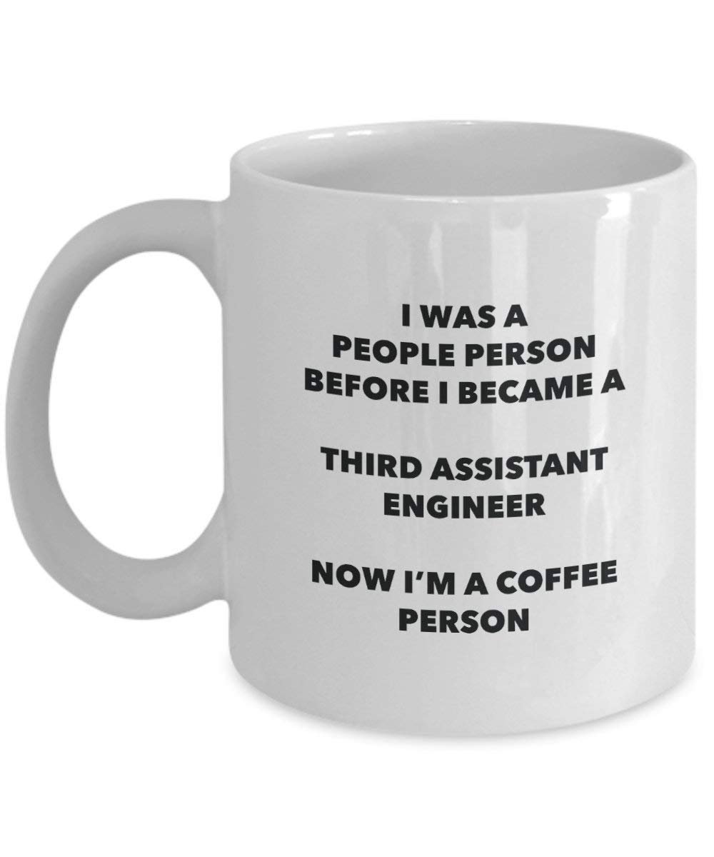 Dritte Assistant Engineer Kaffee Person Tasse – Funny Tee Kakao-Tasse – Geburtstag Weihnachten Kaffee Lover Cute Gag Geschenke Idee