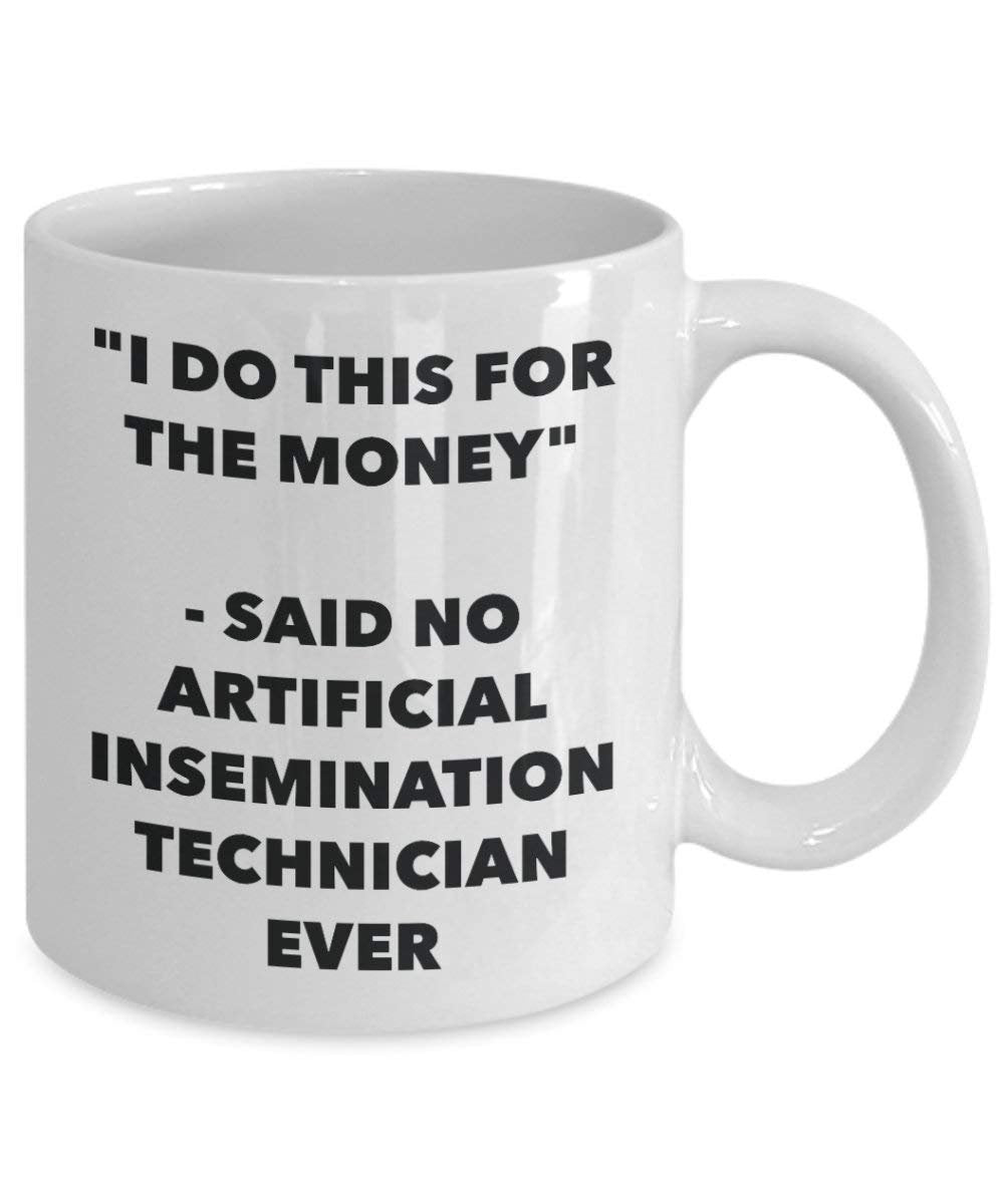 I do presente per il denaro – detto n. Fecondazione Technician Ever mug – Funny Coffee Cup – novelty Birthday Christmas GAG regalo idea 15oz Infradito colorati estivi, con finte perline