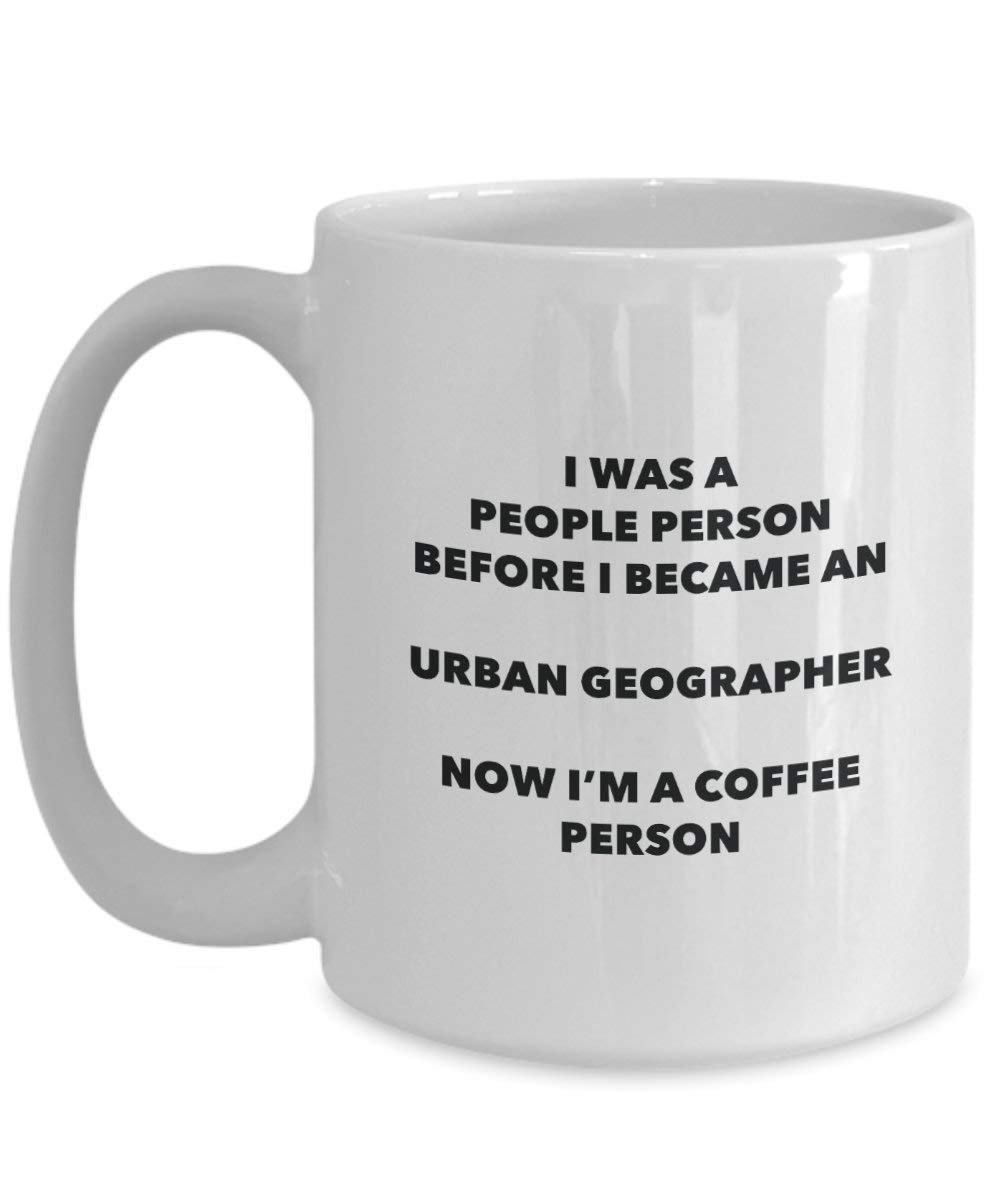 Urban Géographe personne à café Mug Tasse à thé de cacao – rigolo – Anniversaire de Noël amateur de café mignon Gag Gifts Idée 15oz blanc